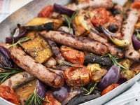 Photo de la Recette: Poêlée de Légumes aux Merguez et Chipolatas