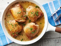 Photo de la Recette: Poêlée de Poulet au Beurre, Citron et Basilic
