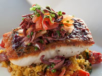 Photo de la Recette: Poisson Grillé et Quinoa aux Légumes