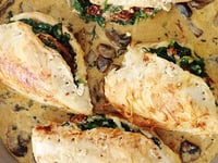 Photo de la Recette: Poitrine de Poulet Farcies aux Épinards et Fromage