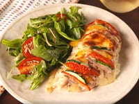 Photo de la Recette: POITRINE DE POULET PRIMAVERA (FARCIE AUX LÉGUMES)