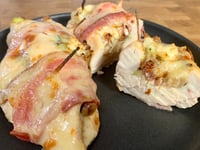 Photo de la Recette: Poitrines de Poulet Farcies aux Légumes et Prosciutto