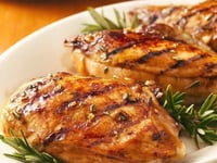 Photo de la Recette: Poitrines de Poulet Grillé Laquées au Vinaigre Balsamique