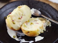 Photo de la Recette: Pommes de Terre au Four Façon Tartiflette