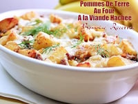 Photo de la Recette: Pommes de Terre au four a la Viande Hachée