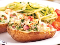 Photo de la Recette: Pommes de Terre Farcies au Jambon