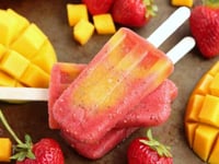 Photo de la Recette: Popsicle aux Fraises, Mangues et Graines de Chia