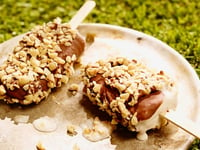 Photo de la Recette: Popsicles de Banane aux Arachides et au Chocolat