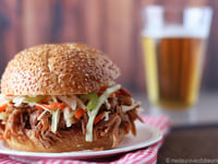Photo de la Recette: Porc Effiloché, Sauce BBQ au Bacon et à L’érable
