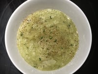 Photo de la Recette: Potage au Chou et Zucchinis