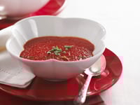 Photo de la Recette: Potage aux Poivrons Rouges Rôtis