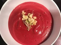 Photo de la Recette: Potage de Betteraves et Pommes de Terre