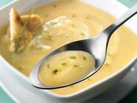 Photo de la Recette: Potage de Navet et Poires à la Ciboulette