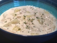 Photo de la Recette: Potage de Pommes de Terre et Poulet