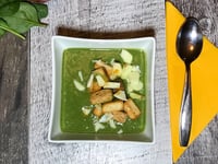 Photo de la Recette: Potage D'épinards et Pomme