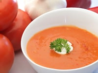Photo de la Recette: Potage de Tomates et de Poivrons Rouges