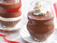 Photo de la Recette: Pouding au Chocolat et à la Crème Chantilly