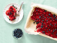 Photo de la Recette: Pouding au Fromage au Chocolat et aux Petits Fruits