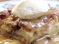 Photo de la Recette: Pouding au Pain à la Tarte aux Pommes et au Caramel