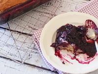 Photo de la Recette: Pouding aux Bleuets