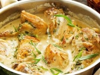 Photo de la Recette: Poulet à la Crème et aux Champignons