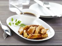 Photo de la Recette: Poulet au Miel et Gingembre (menu St-Valentin)