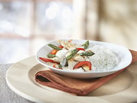 Photo de la Recette: POULET AUX ASPERGES ET À LA CRÈME