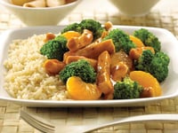 Photo de la Recette: Poulet aux Mandarines et au Brocoli Parfait pour Deux
