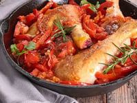 Photo de la Recette: Poulet Basquaise Facile