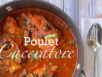 Photo de la Recette: Poulet Cacciatore (poulet chasseur)