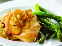 Photo de la Recette: Poulet dans une Sauce aux Pommes et à la Moutarde