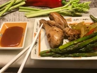 Photo de la Recette: Pilon de Poulet et Légumes à L'Asiatique