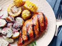 Photo de la Recette: POULET GLACÉ À L’ÉRABLE