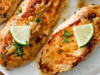 Photo de la Recette: Poulet Poêlé Sauce Crémeuse à la Coriandre