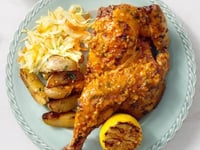 Photo de la Recette: Poulet Portugais en Crapaudine