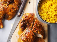 Photo de la Recette: Poulet Rôti El Pollo Loco avec Riz Doré