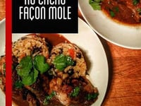 Photo de la Recette: Poulet Sauce au Cacao Façon "mole": Ce délice mexicain…