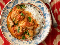 Photo de la Recette: Poulet Thaï au Cari Rouge, Cuit à la Mijoteuse