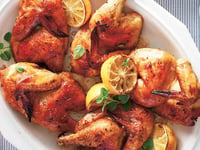 Photo de la Recette: Poulets de Cornouailles Rôtis au Citron