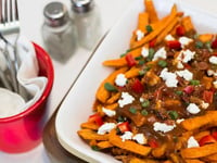 Photo de la Recette: Poutine Savoureuse aux Frites de Patates Douces