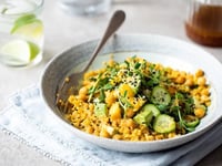 Photo de la Recette: Power Bol de Chou-Fleur en Riz, Avocat et Mangue K pour Katrine