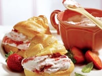 Photo de la Recette: Profiteroles aux Fraises