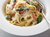 Photo de la Recette: Fettucini au Prosciutto et aux Asperges