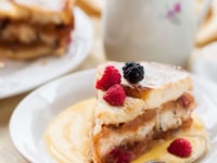 Photo de la Recette: Pudding de Pain Perdu à la Crème Anglaise