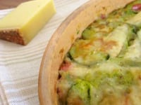 Photo de la Recette: Purée de Courgettes et Jambon Gratinés au Comté