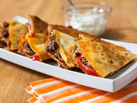 Photo de la Recette: Quesadillas au Porc Effiloché et Haricots Noirs