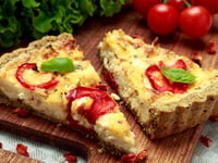 Photo de la Recette: Quiche à la Tomate