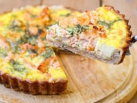 Photo de la Recette: Quiche au Saumon Frais