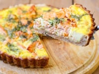 Photo de la Recette: Quiche au Saumon Frais