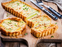 Photo de la Recette: Quiche au Saumon Fumé, Asperges et Ricotta